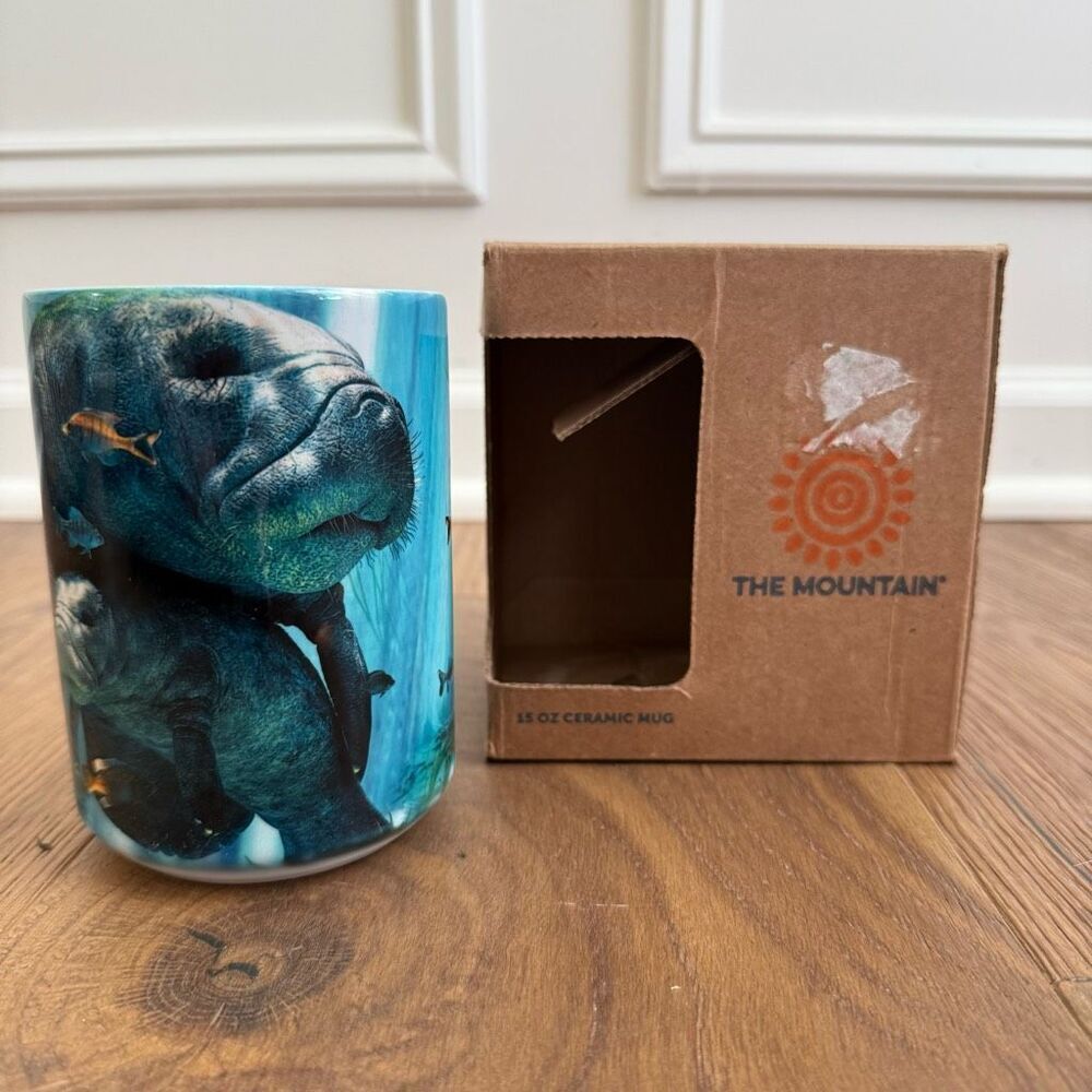 NIB NWT The Mountain Manatee Mug 15oz
